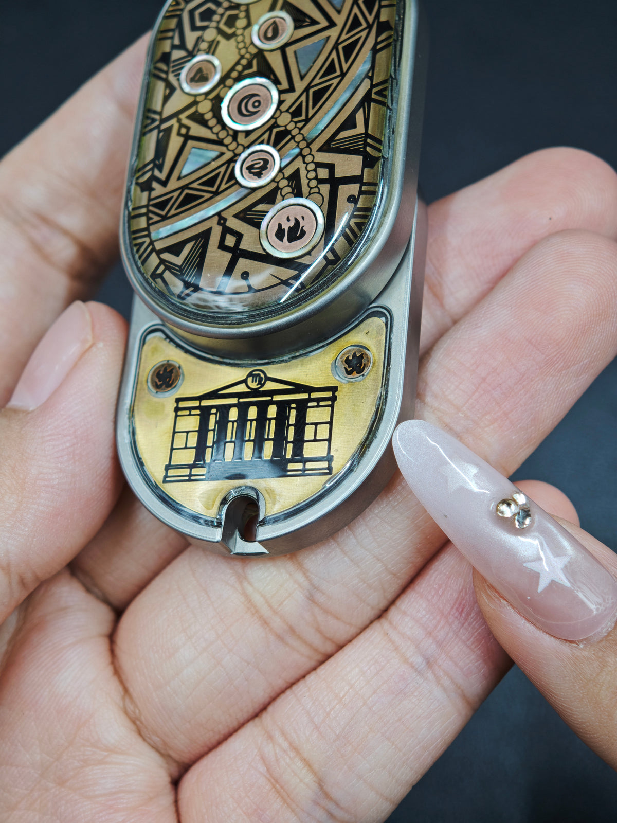 Dragon Rhythm Titanium Resin-Sealed