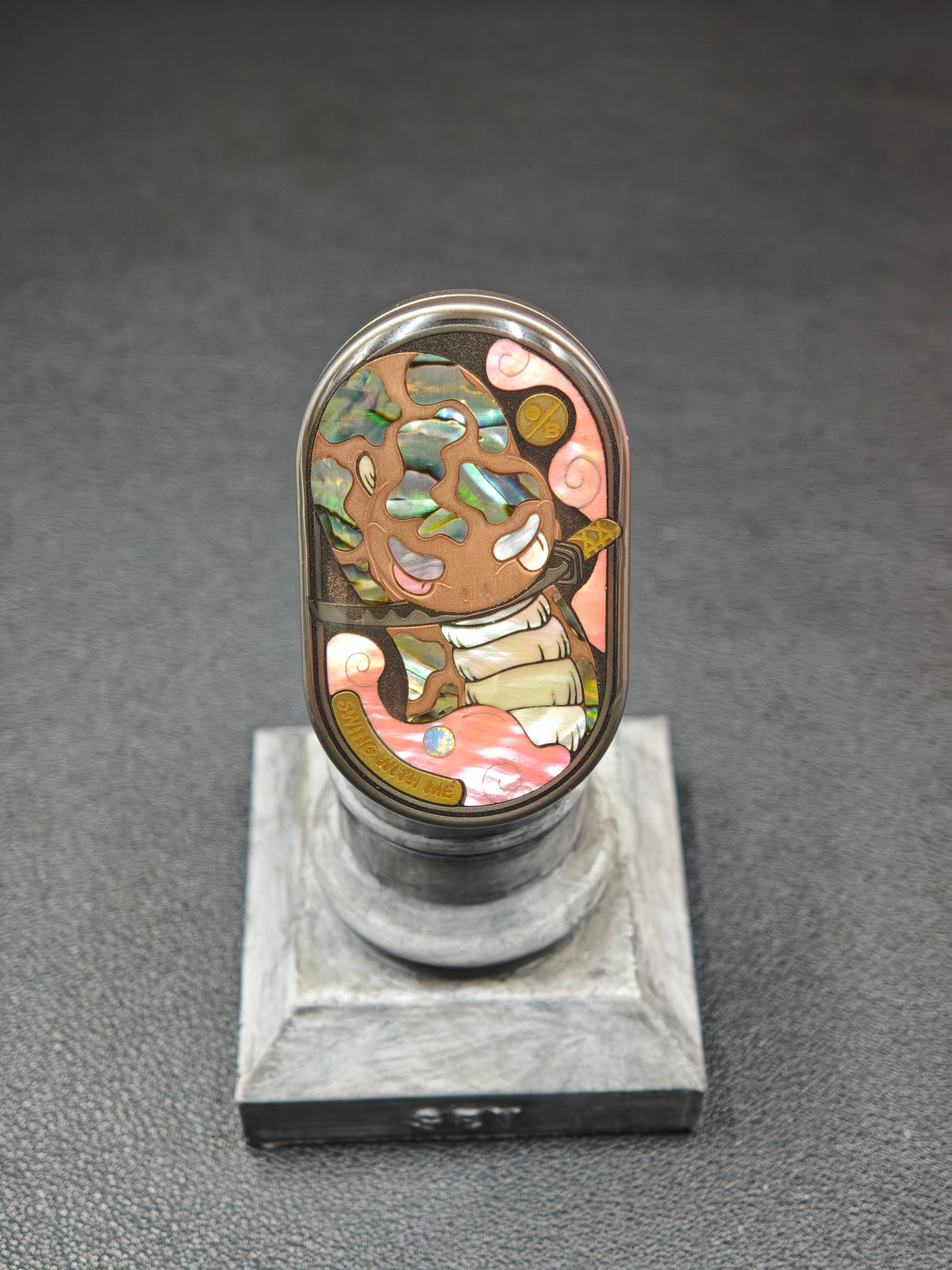 FuYao MOP Resin-Sealed Engraved