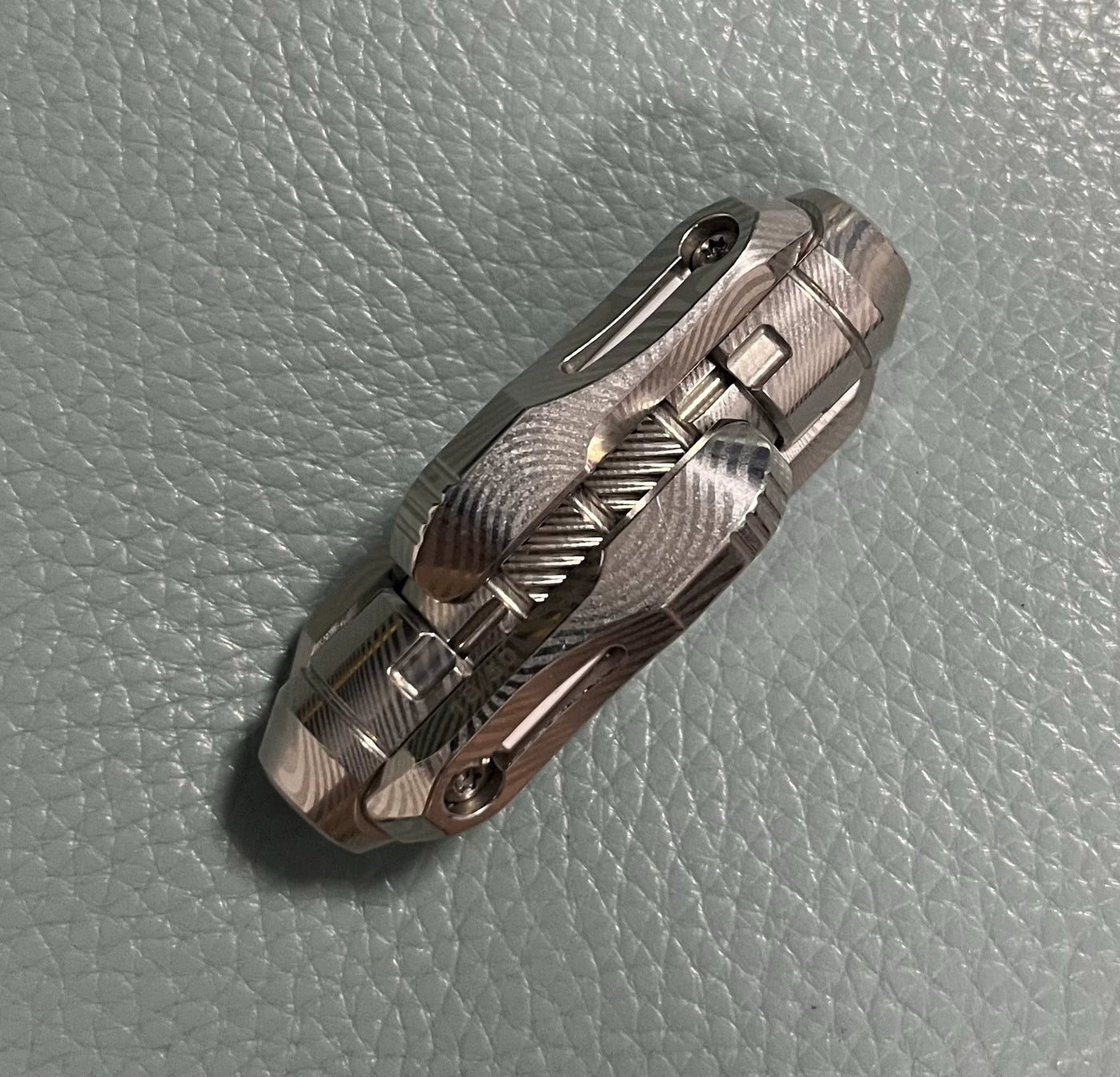 Lazer Crystalized Damasteel