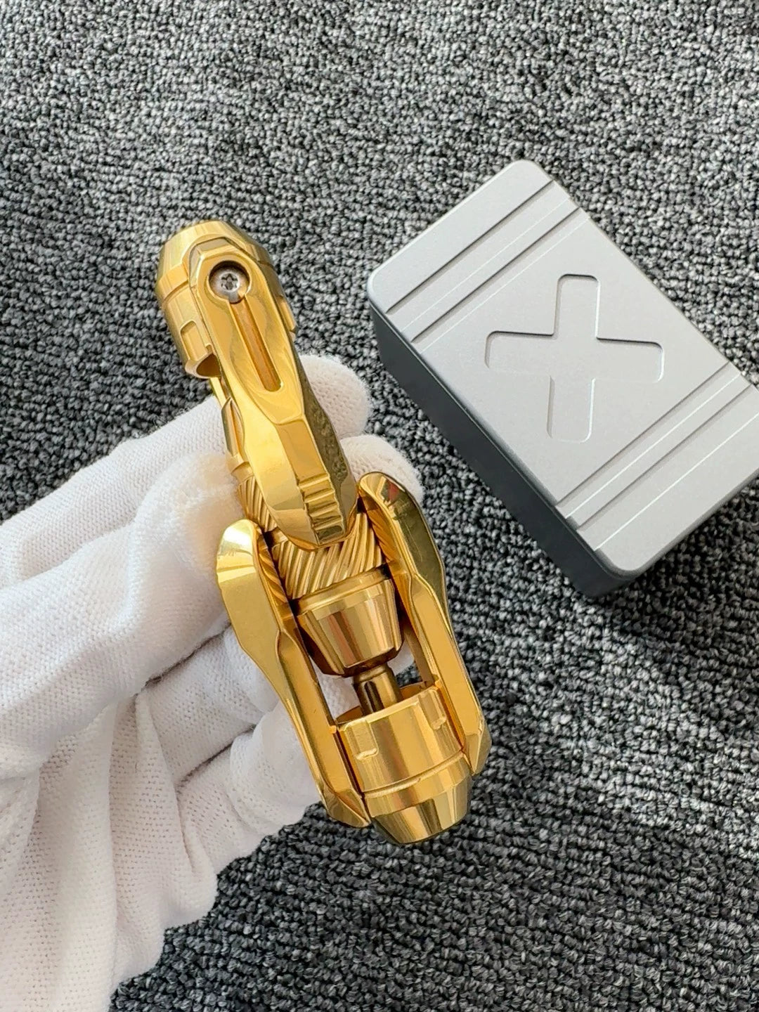 Lazer Crystalized Stainless Steel