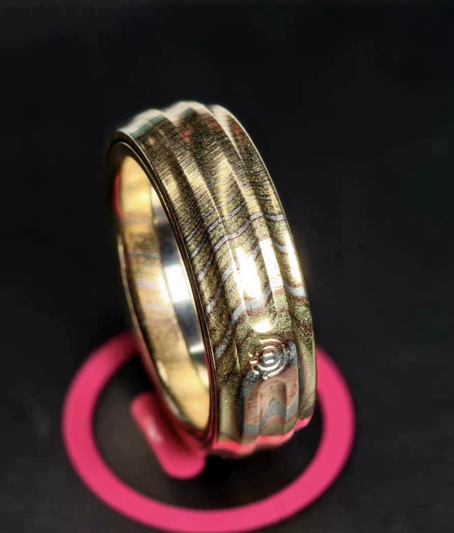 Zhuan Yun Mokume Size #28