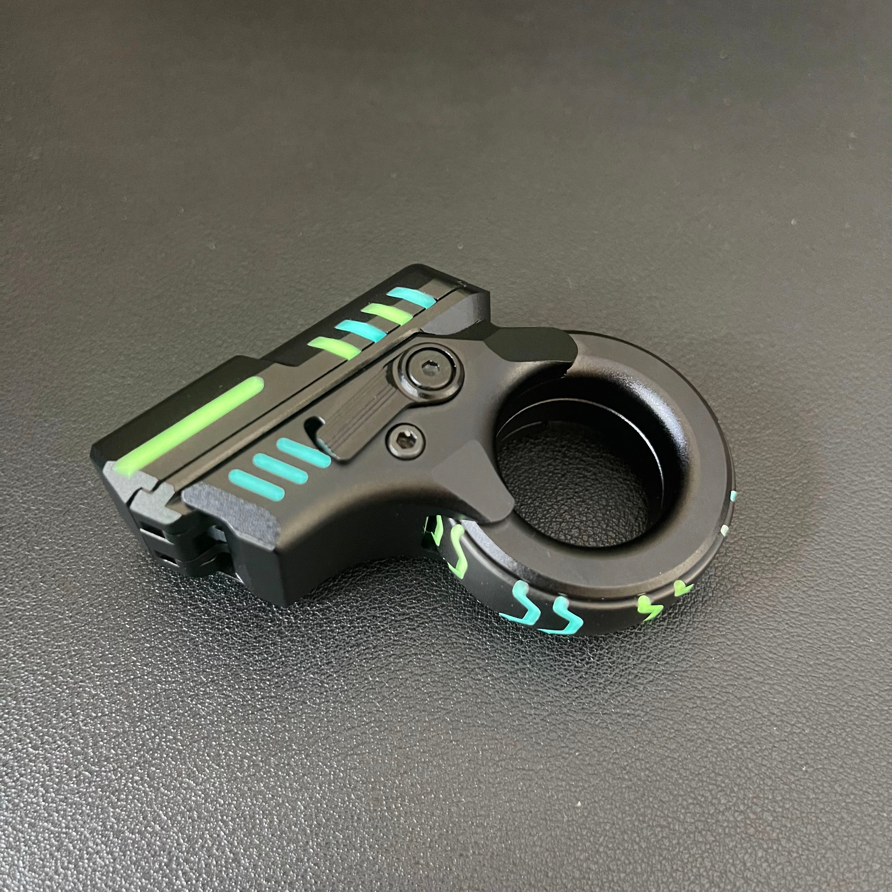 EDC Zoom Rachet Fidget Slider Alliage et acier inoxydable 