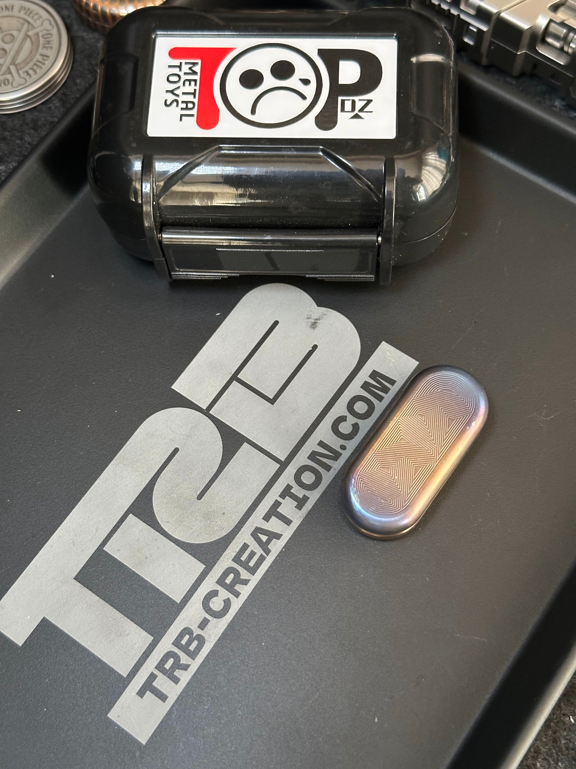 Top-B Titanium Flamed