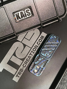 Lucky Candy Carbon Fiber Damascus