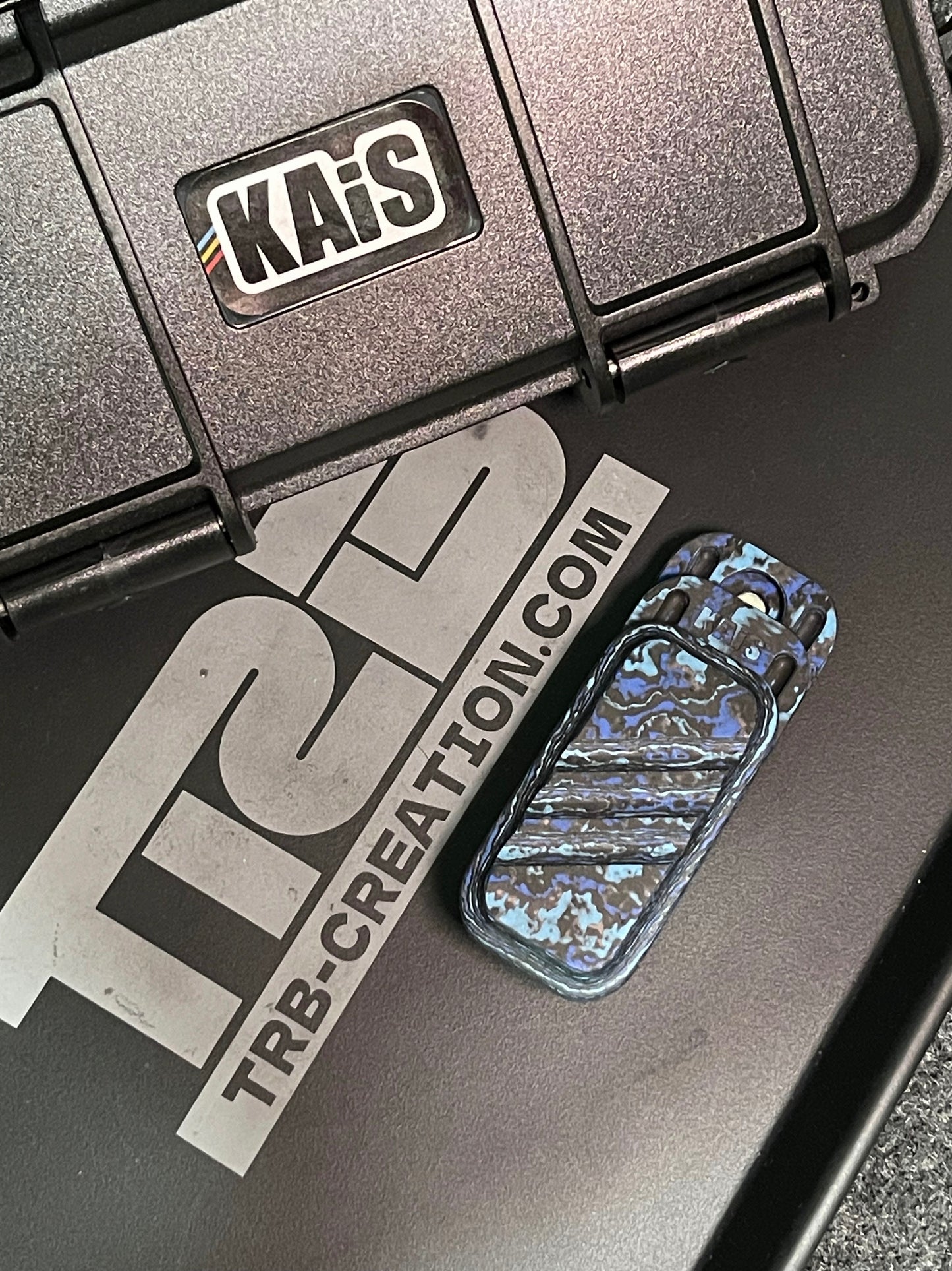 Lucky Candy Carbon Fiber Damascus