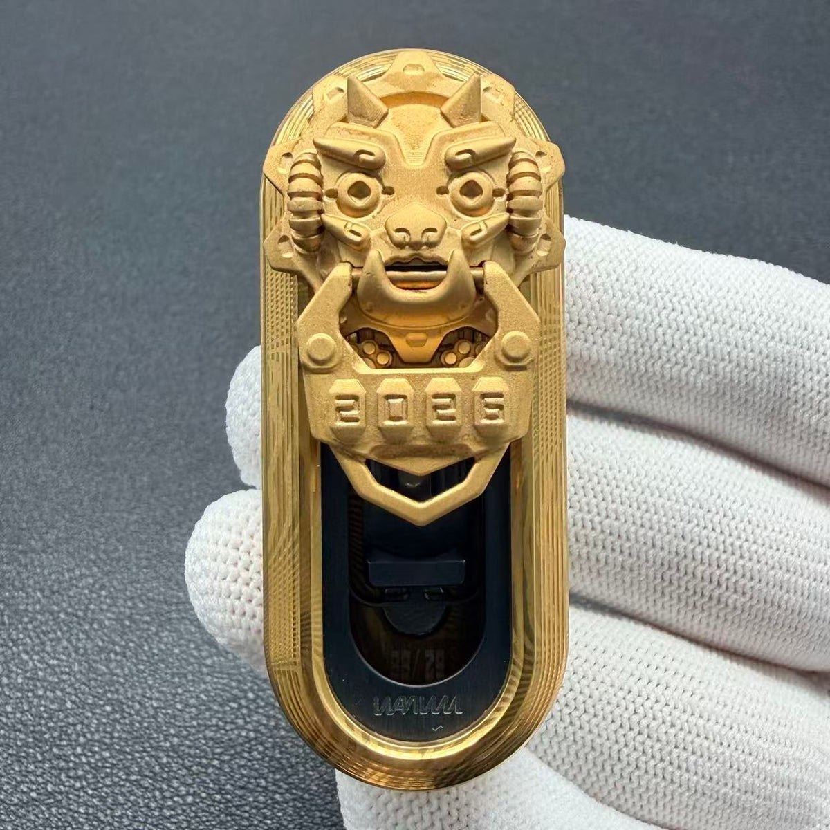 Popping Damasteel Gold Plated