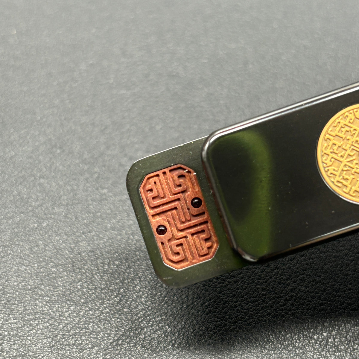 Brocade & Azure Paperweight Zirconium