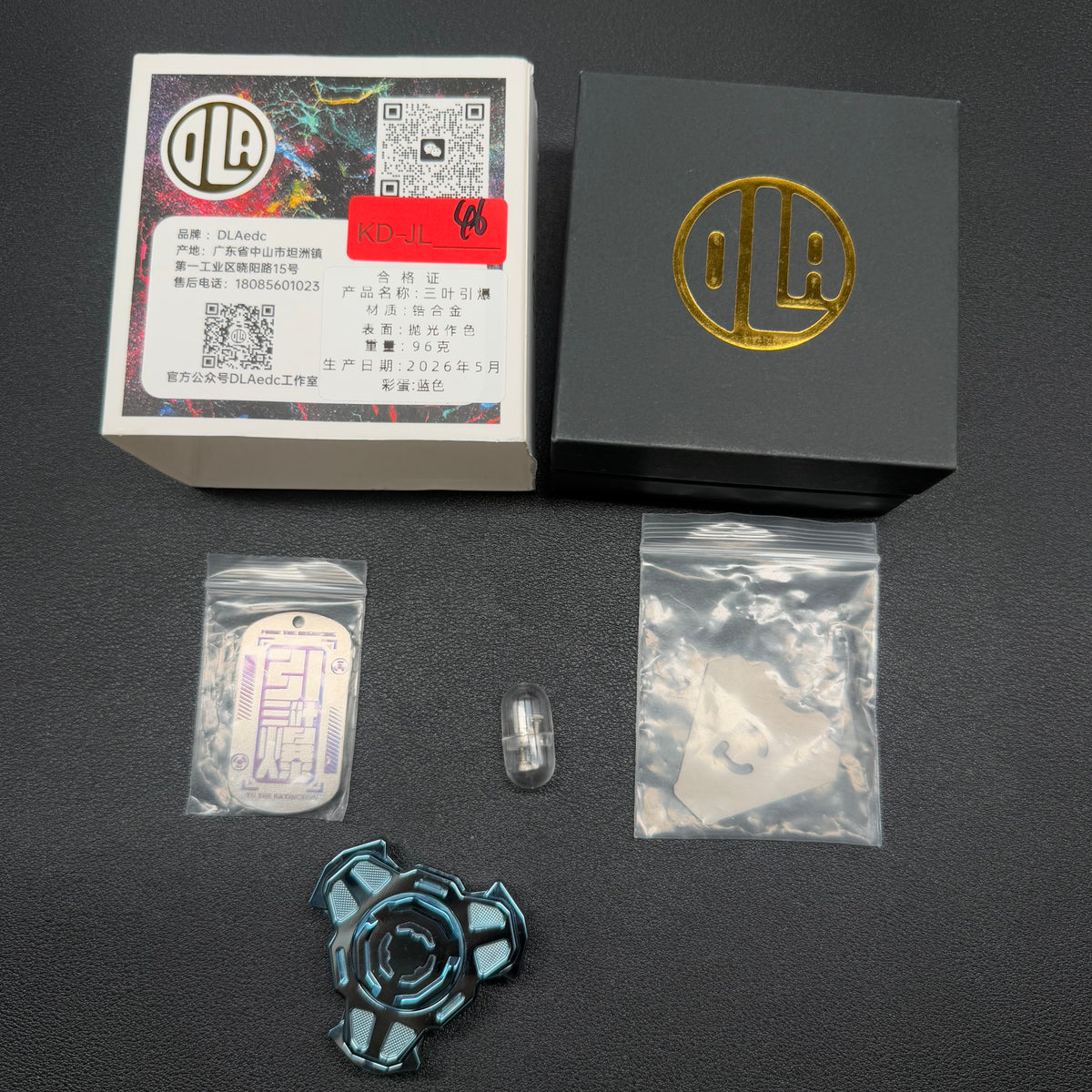 Triple Leaf Ignition Shell Opening Zirconium Polished