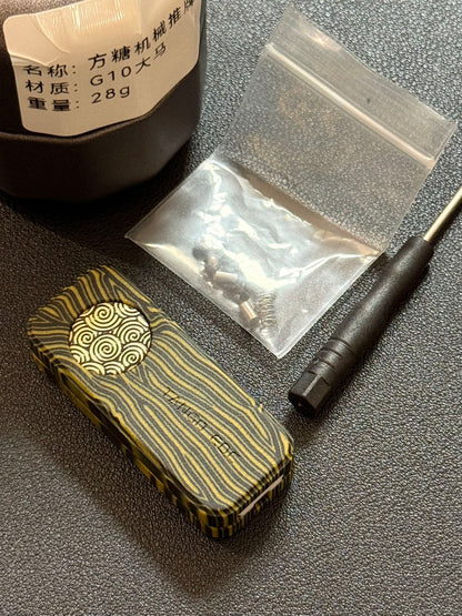 Sugar Cube G10 Damasteel
