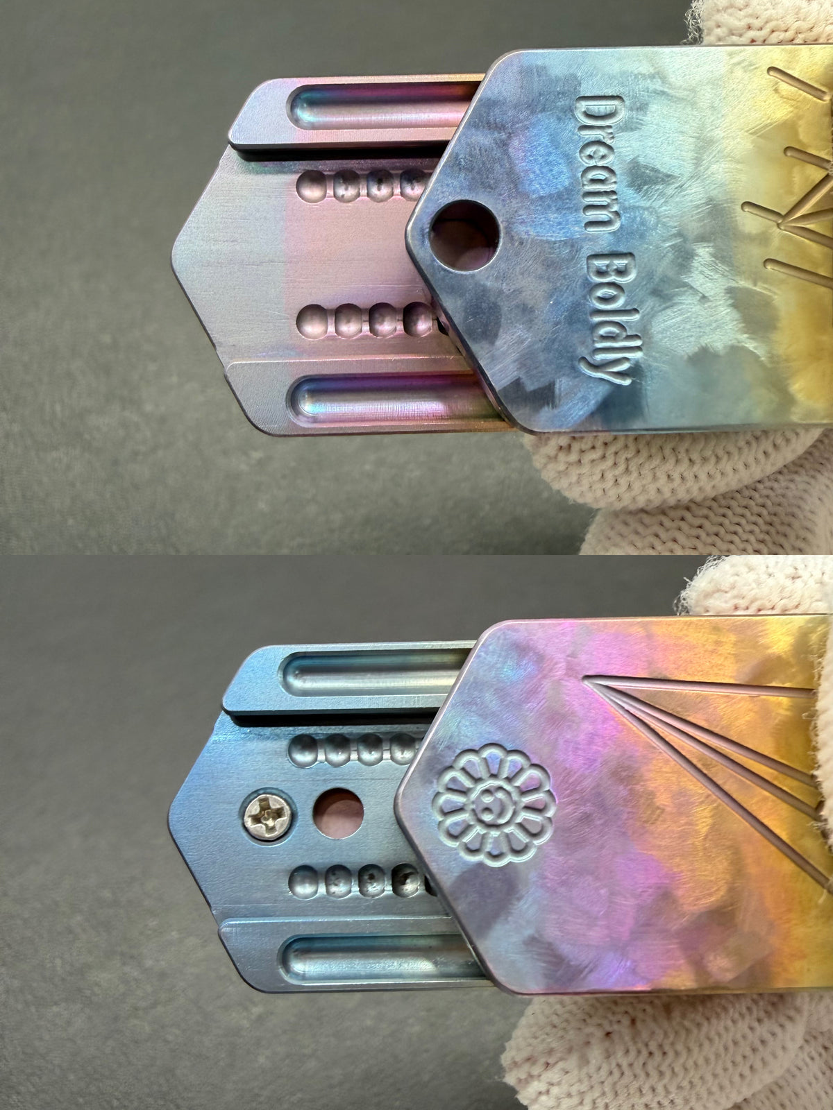 Plane Titanium Color-Anodized