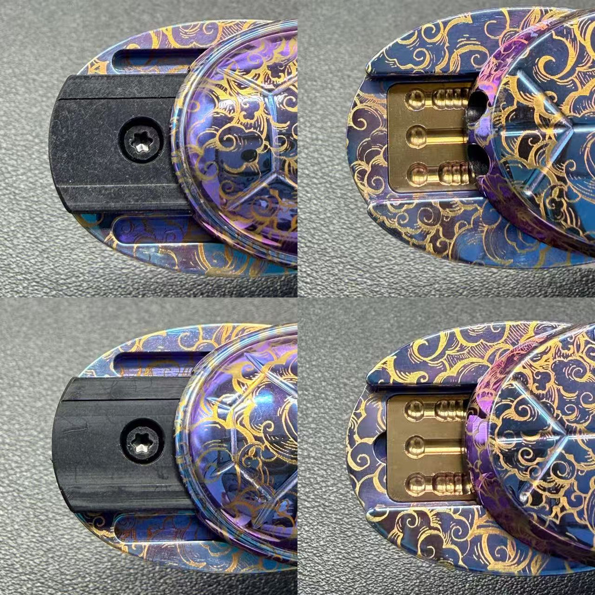 Jingle Beetle Zirconium Color-Anodized Polished