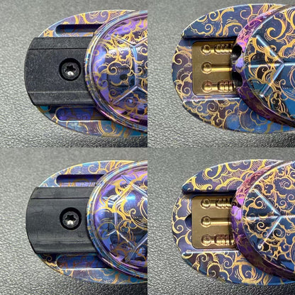 Jingle Beetle Zirconium Color-Anodized Polished
