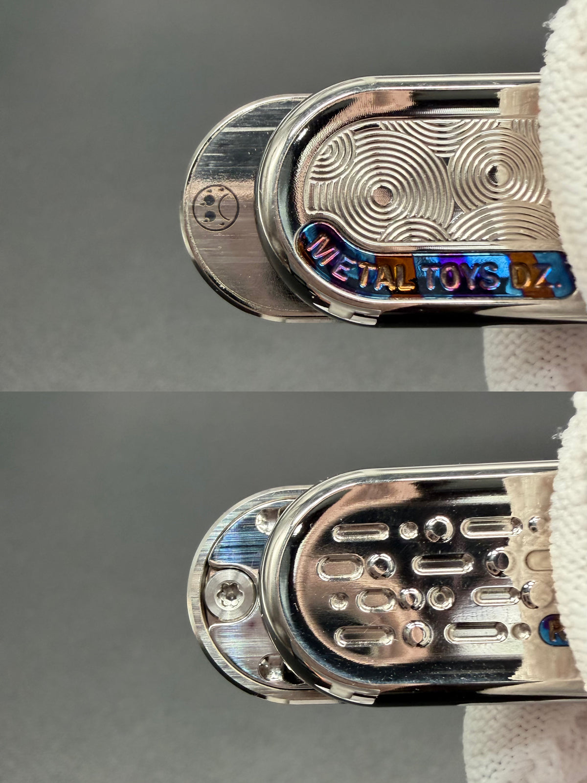 Top B Rain Titanium Polished