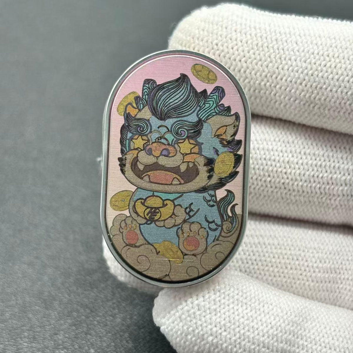Mini Pixiu Baby Stainless Steel Color-Anodized