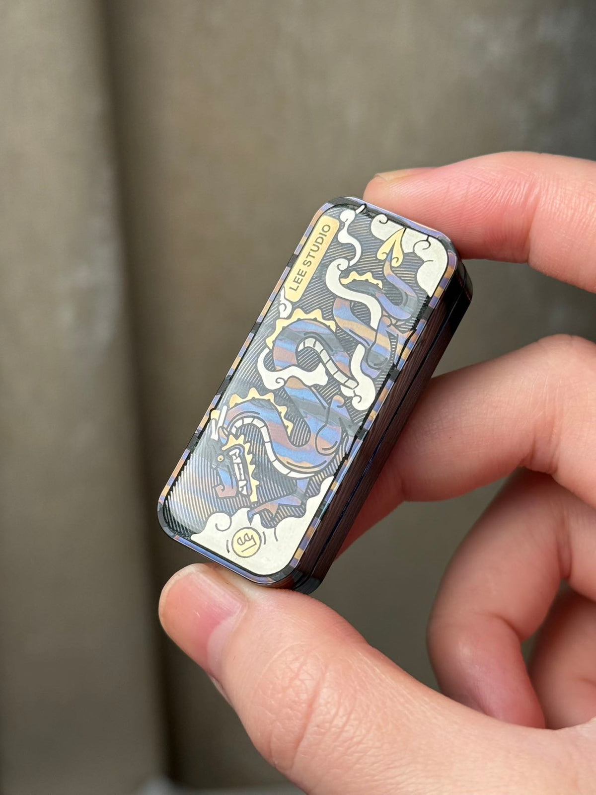 The Wandering Dragon Zircuti Resin-Sealed