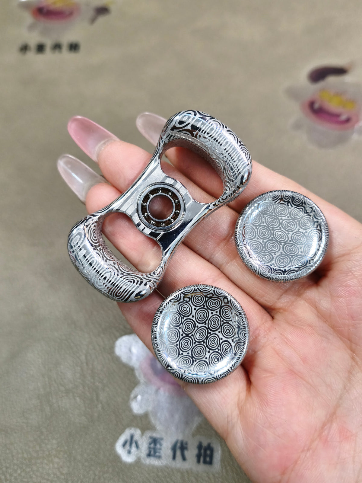 Two-Leaf Horizon Mega Damasteel