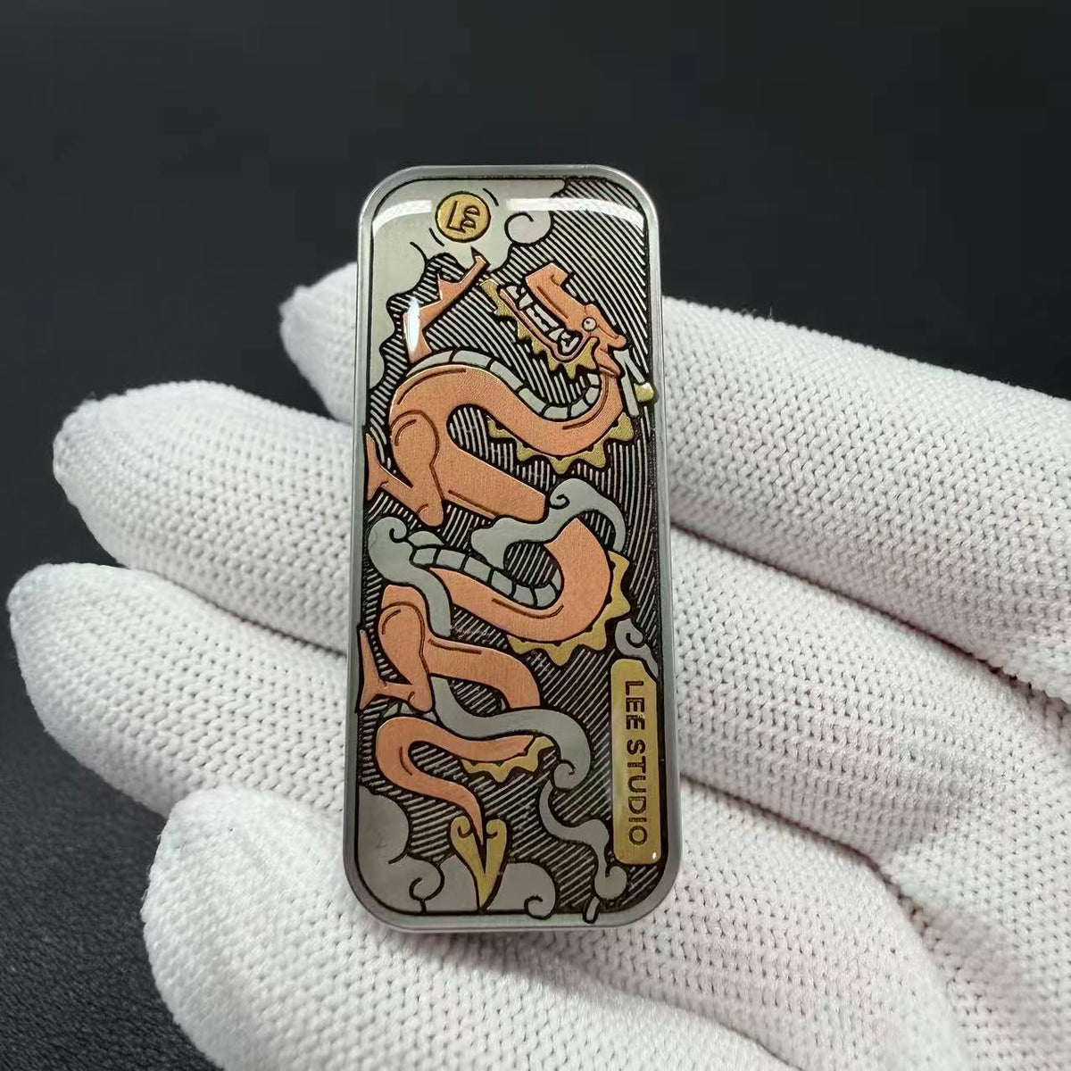 The Wandering Dragon Copper Resin-Sealed