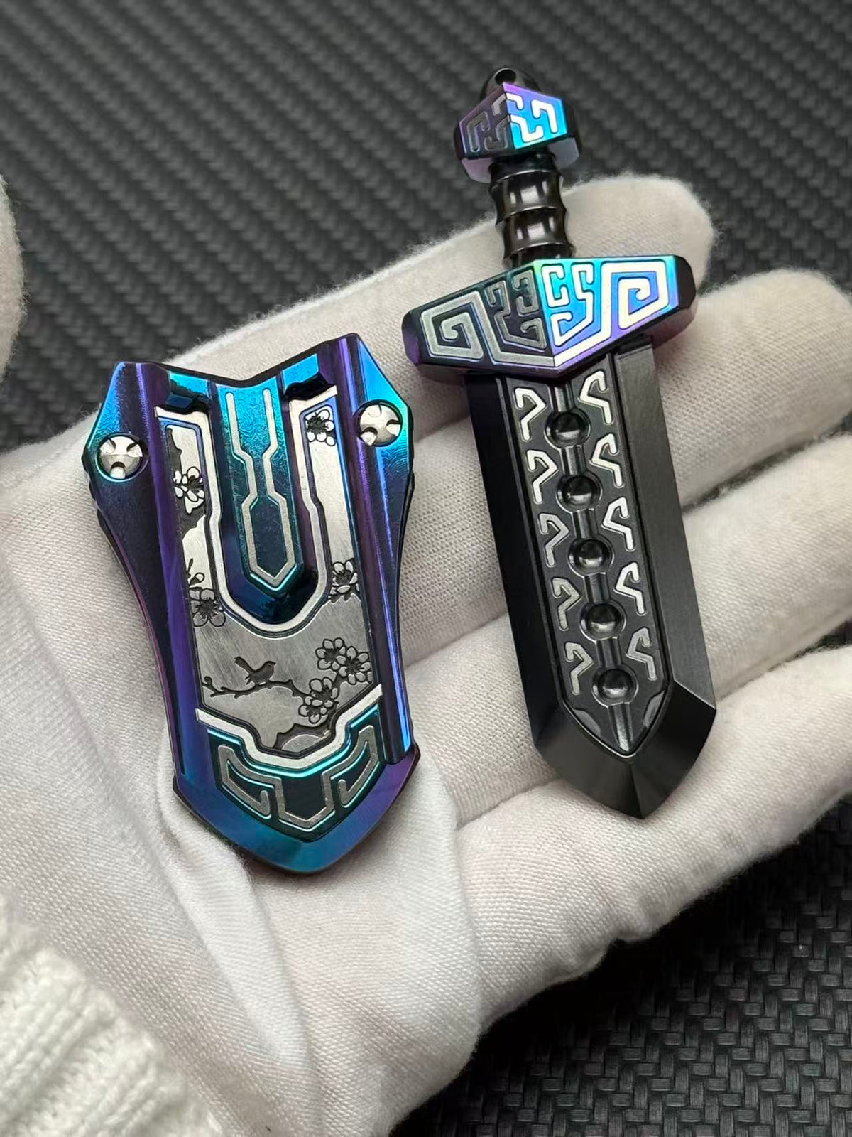 Taia Sword Zirconium Oil Slick