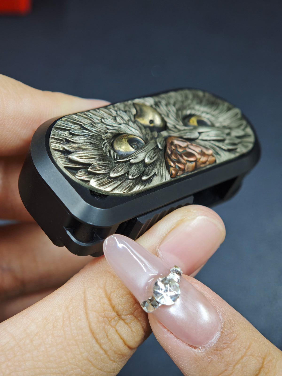 Owl Stainless Steel PVD Coated