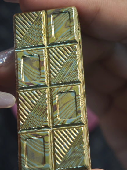Wafer Chocolate Mokume