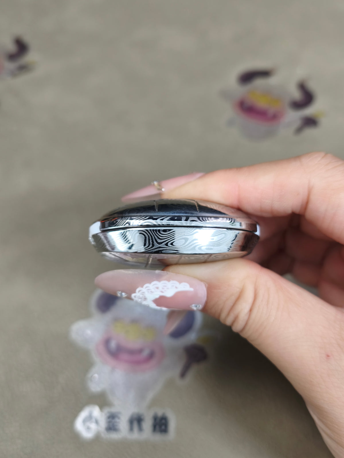 Jingle Beetle Stainless Steel Engraved Polished