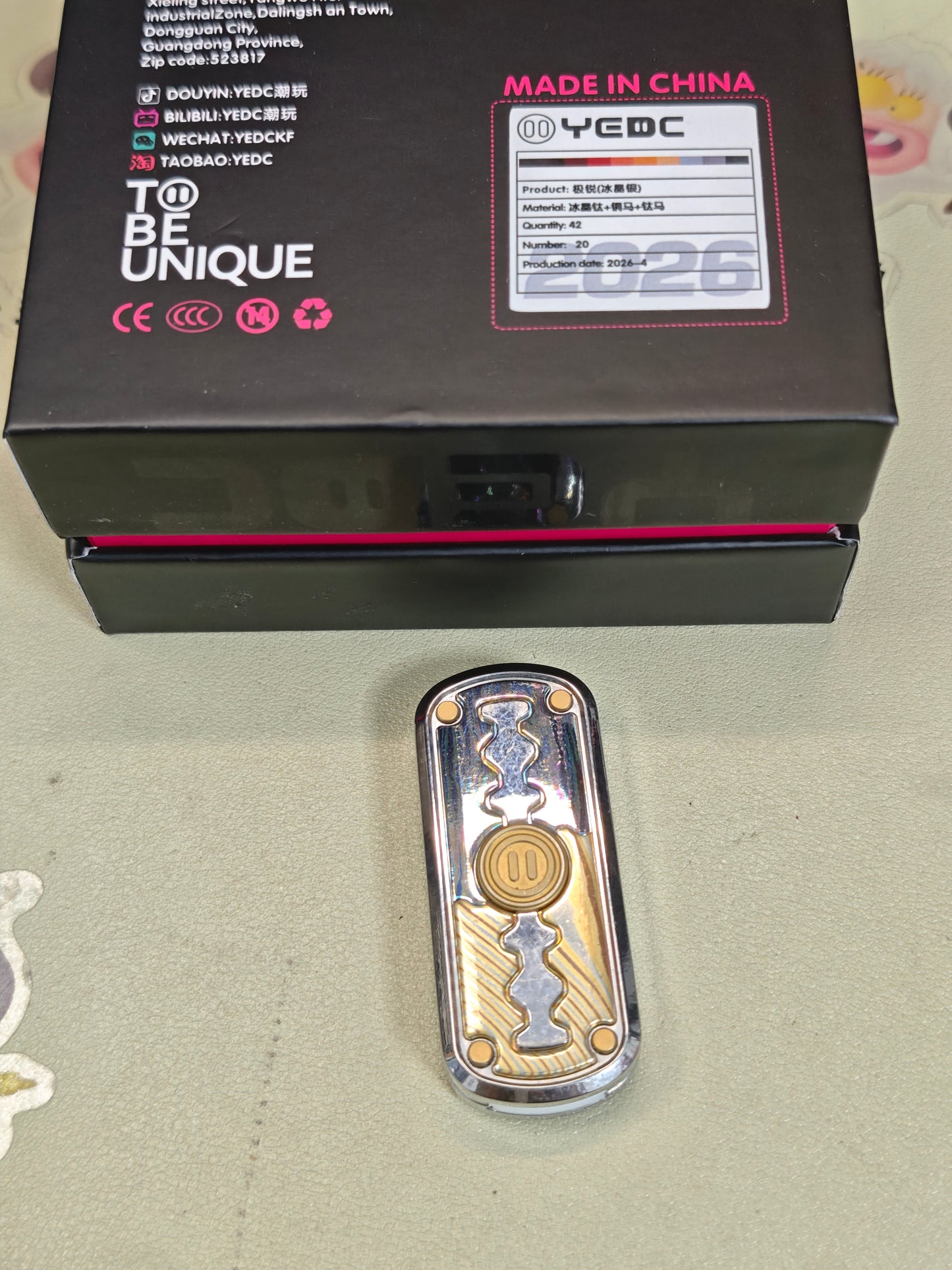 Razor Edge Crystallized Titanium Limited Edition