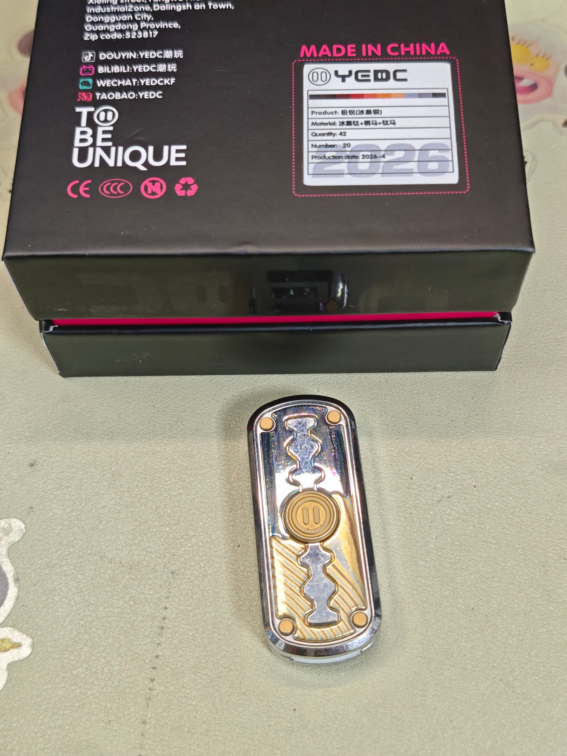 Razor Edge Crystallized Titanium Limited Edition