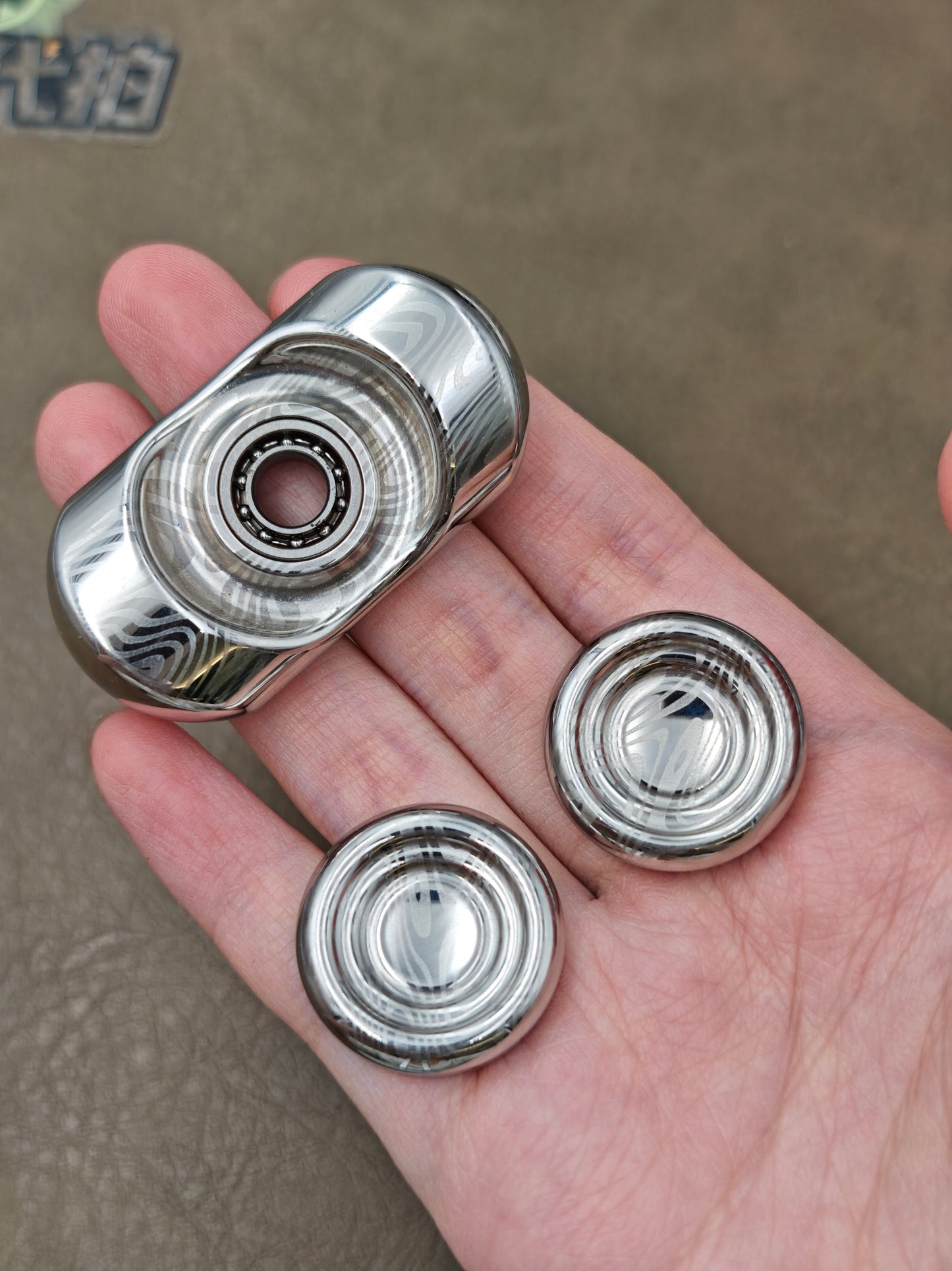 Origin Point Stainless Steel Damasteel
