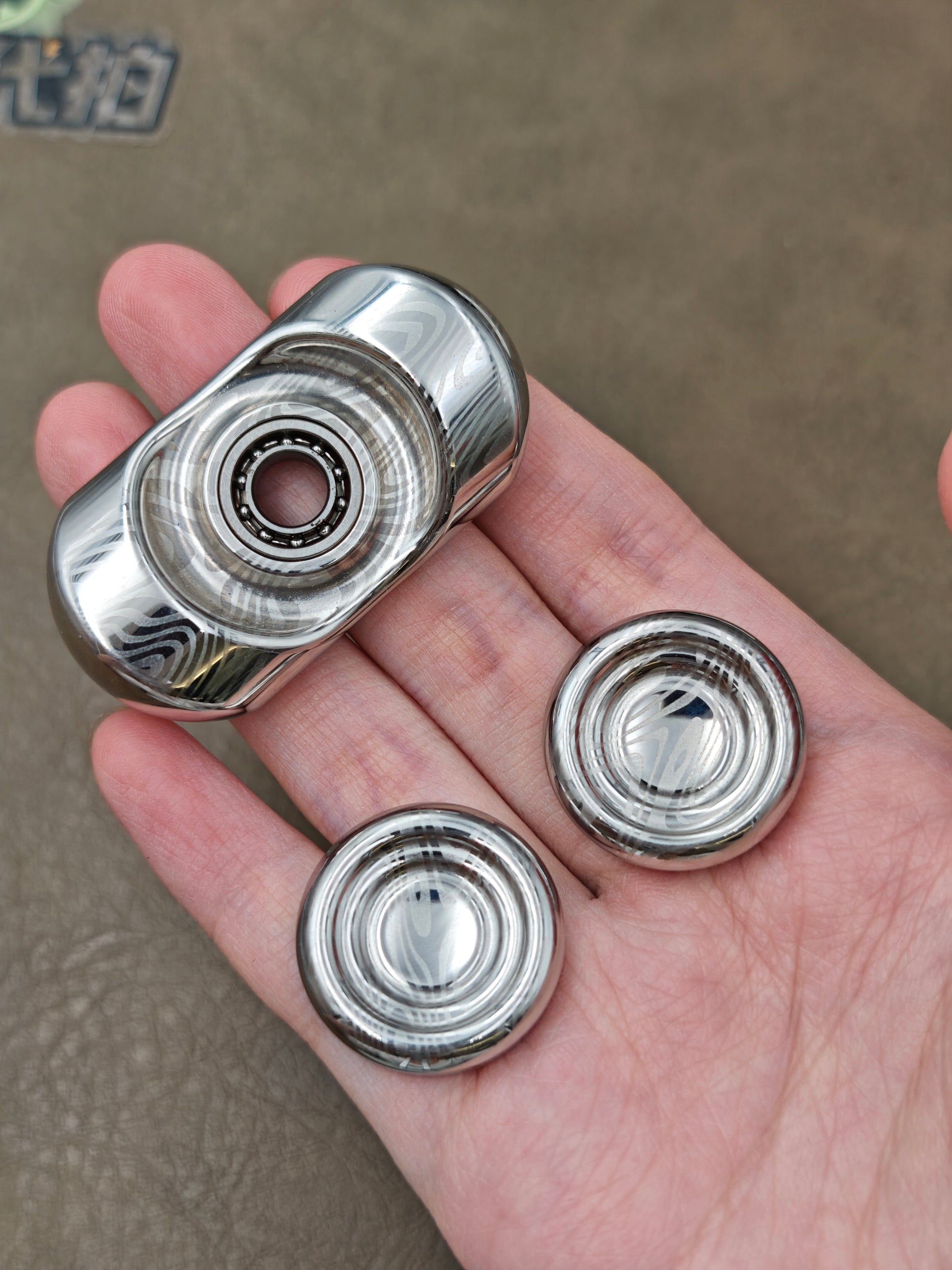Origin Point Stainless Steel Damasteel
