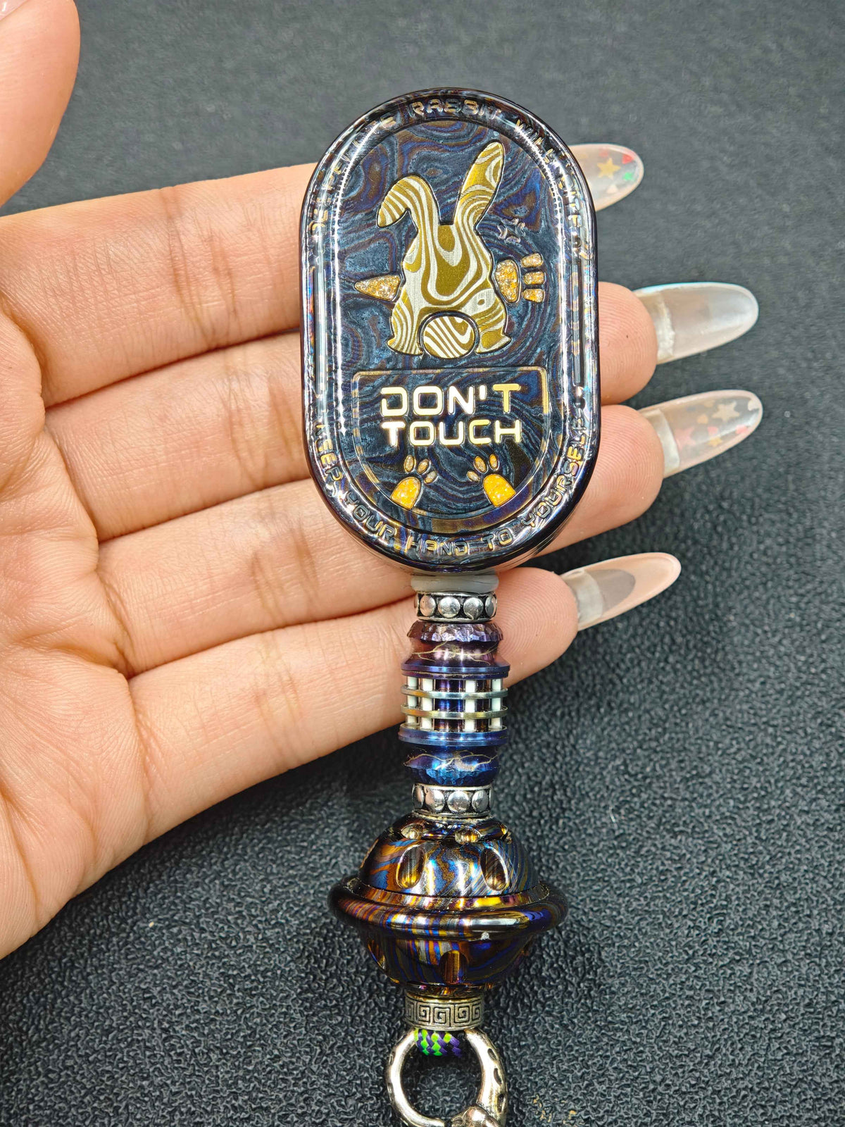 Grumpy Rabbit Rhythm Zirconium Zircuti Mokume