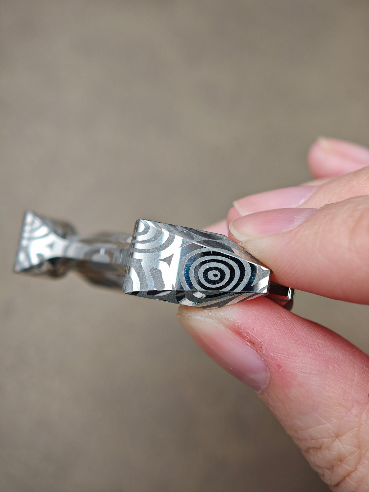 Scorpio Bearing Cap Damasteel