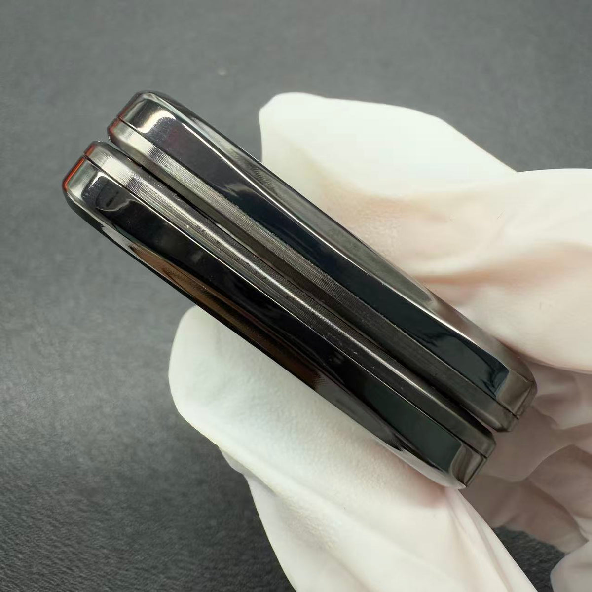 Boundary Mountain Titanium PVD Coated Engraved