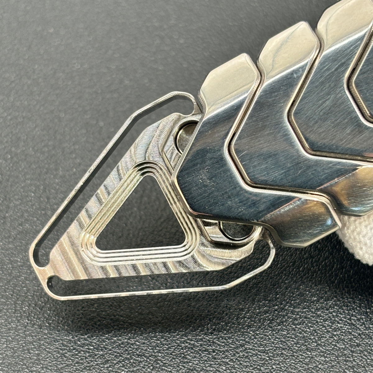 Rattlesnake Sword Titanium Polished