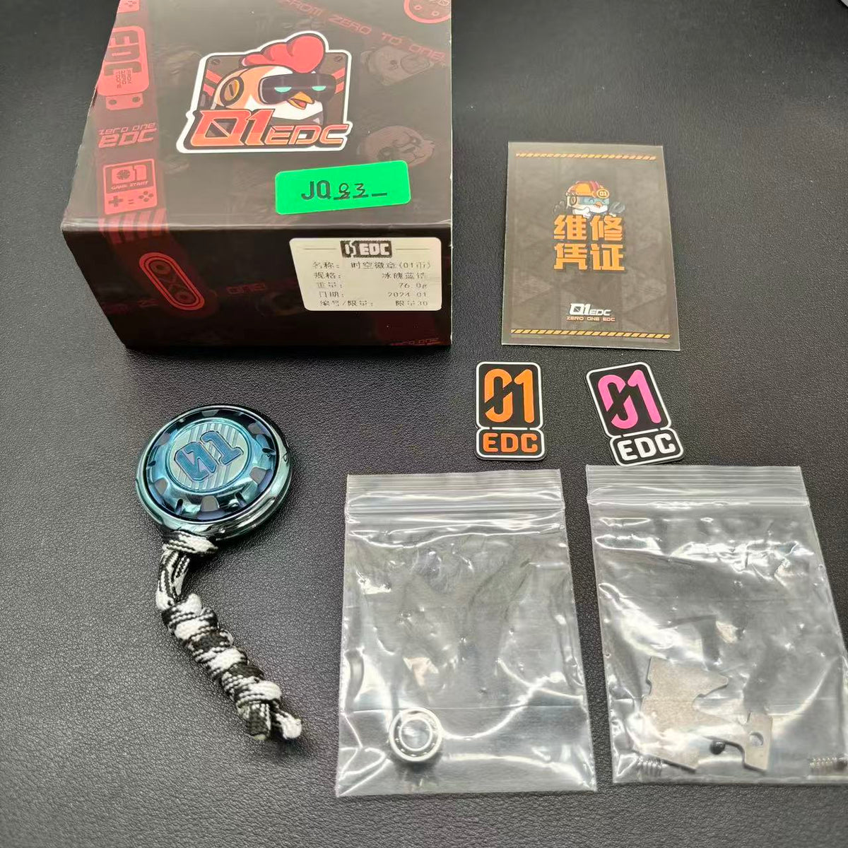 Time Badge Zirconium