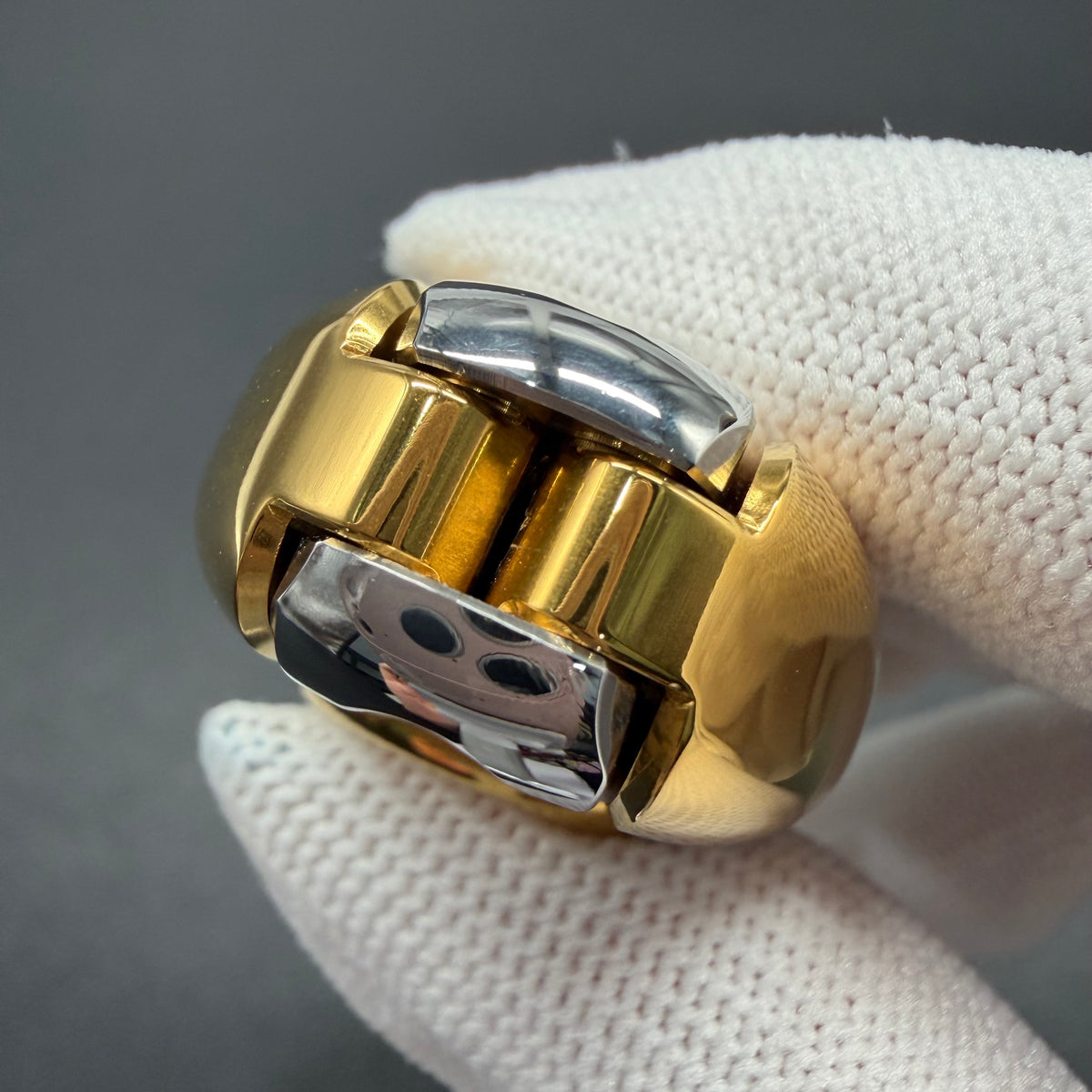 Fat Egg Stainless Steel Gold Plated