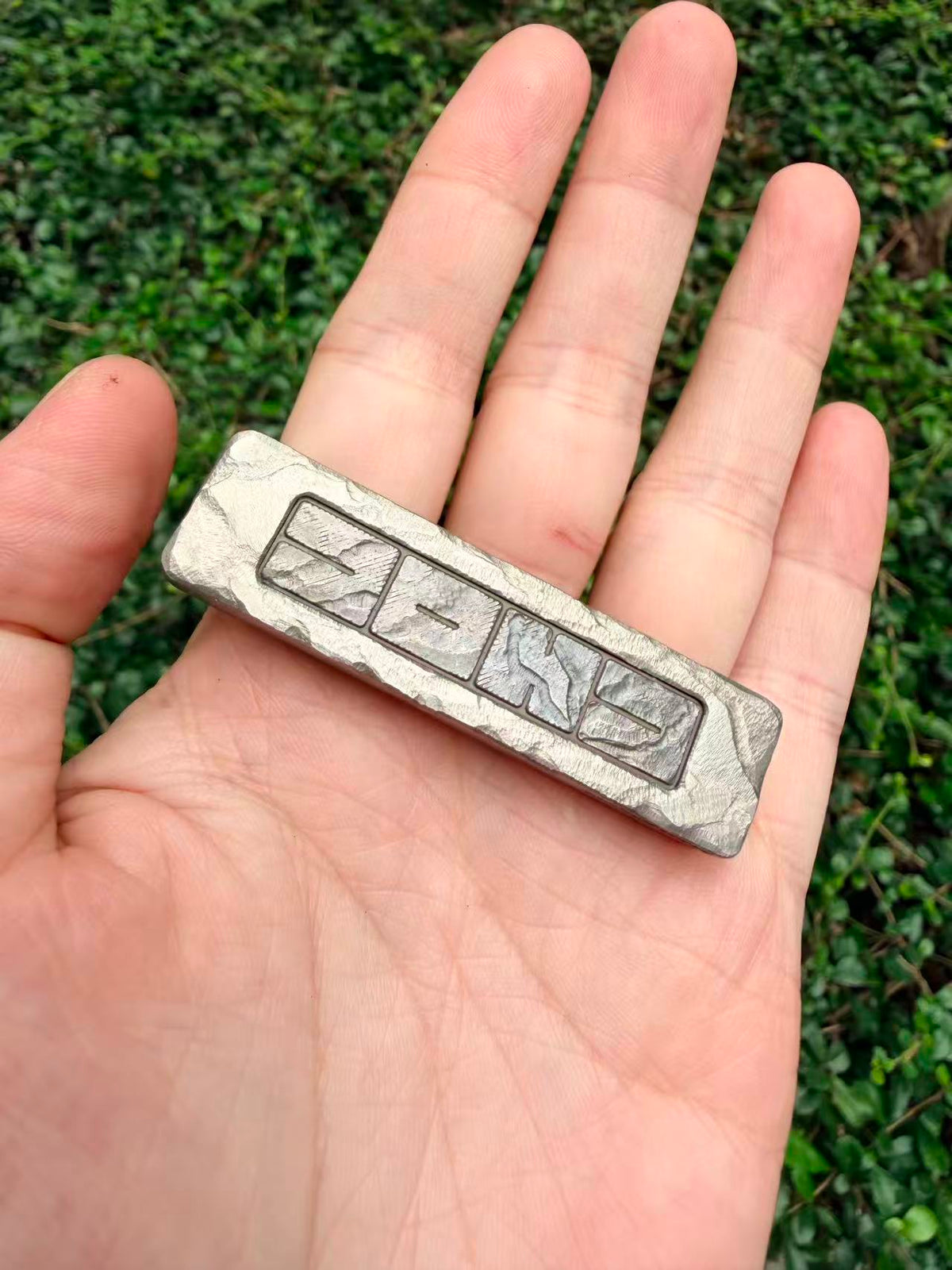 Choc Titanium Engraved