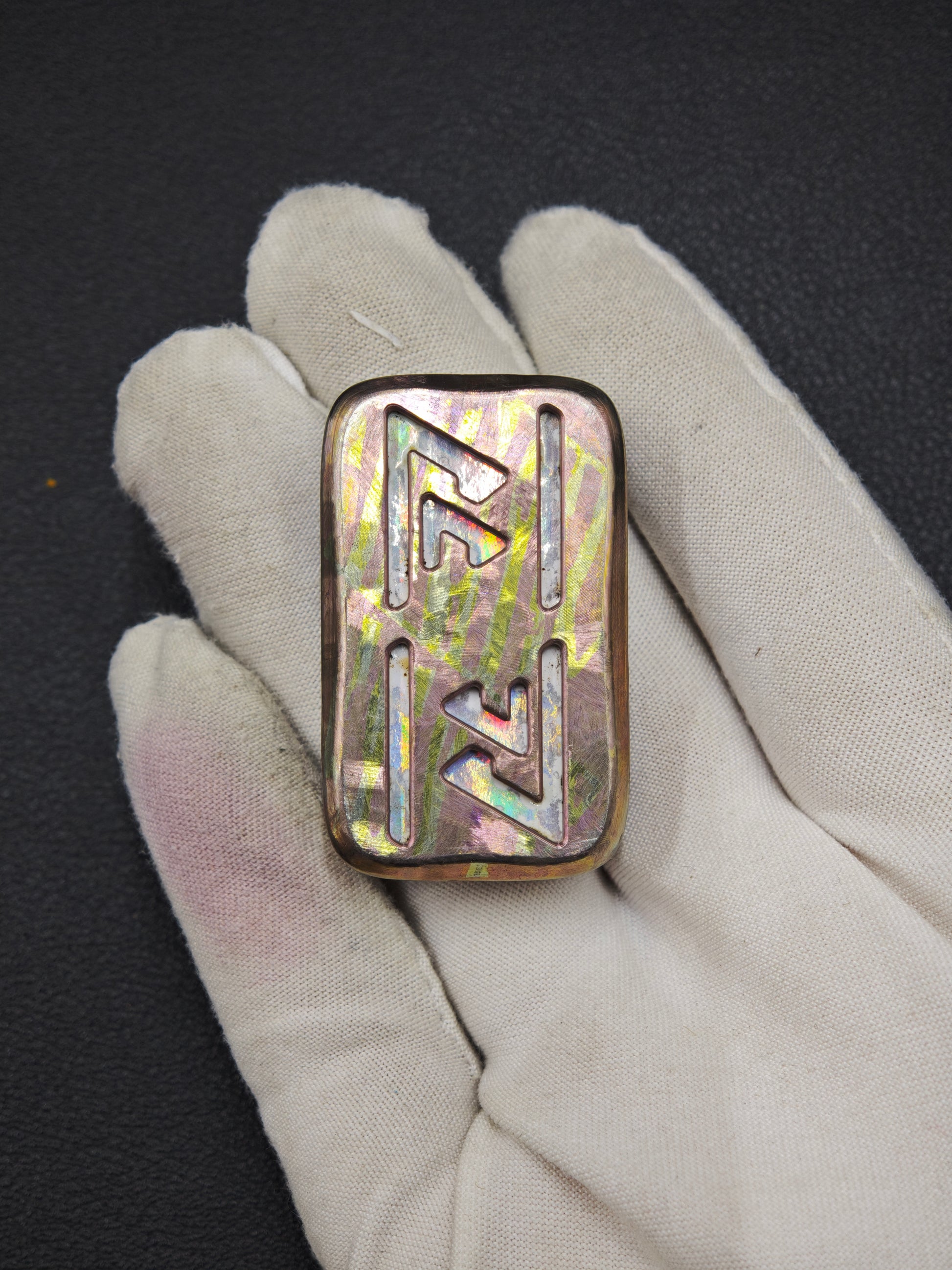 Boundary Mountain Crystallized Titanium