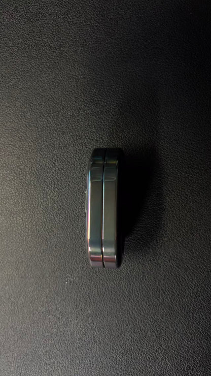 Groove Zirconium Resin-Sealed Oil Slick