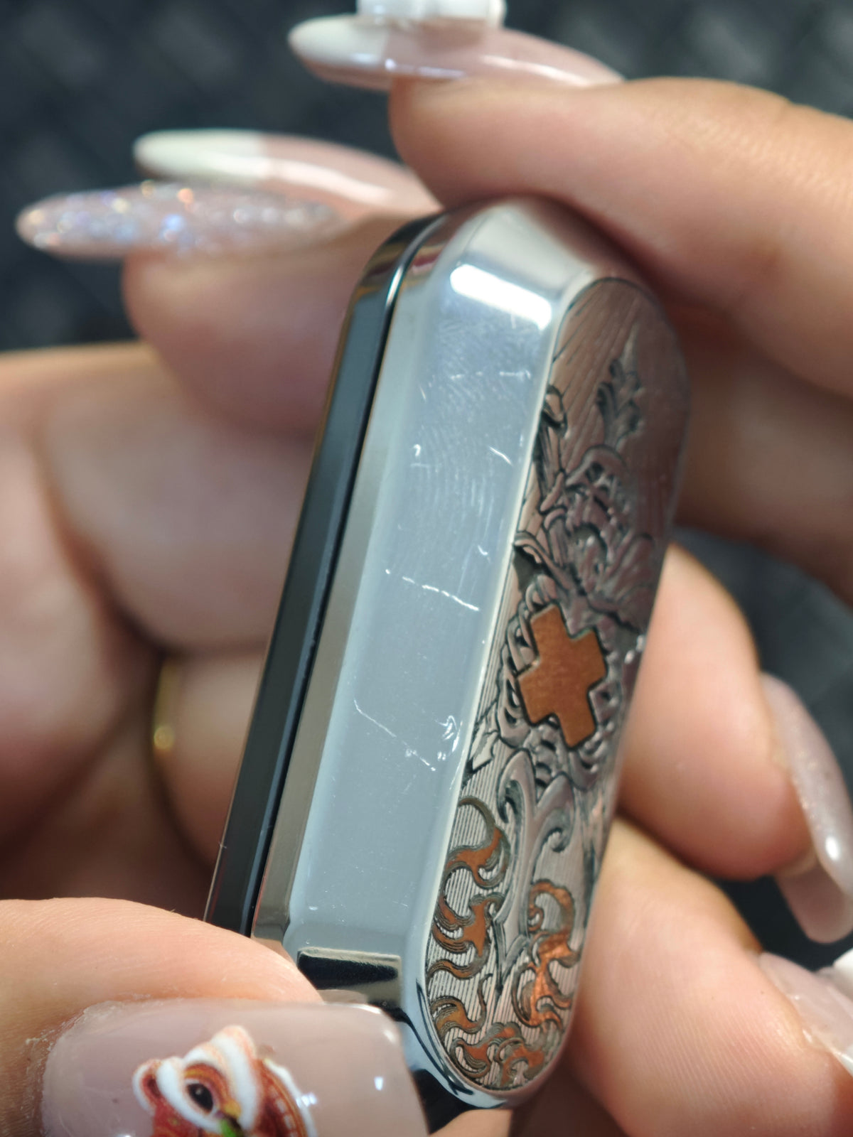 Axis Stainless Steel Engraved