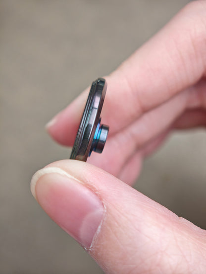 Cat's Eye Zirconium Oil Slick