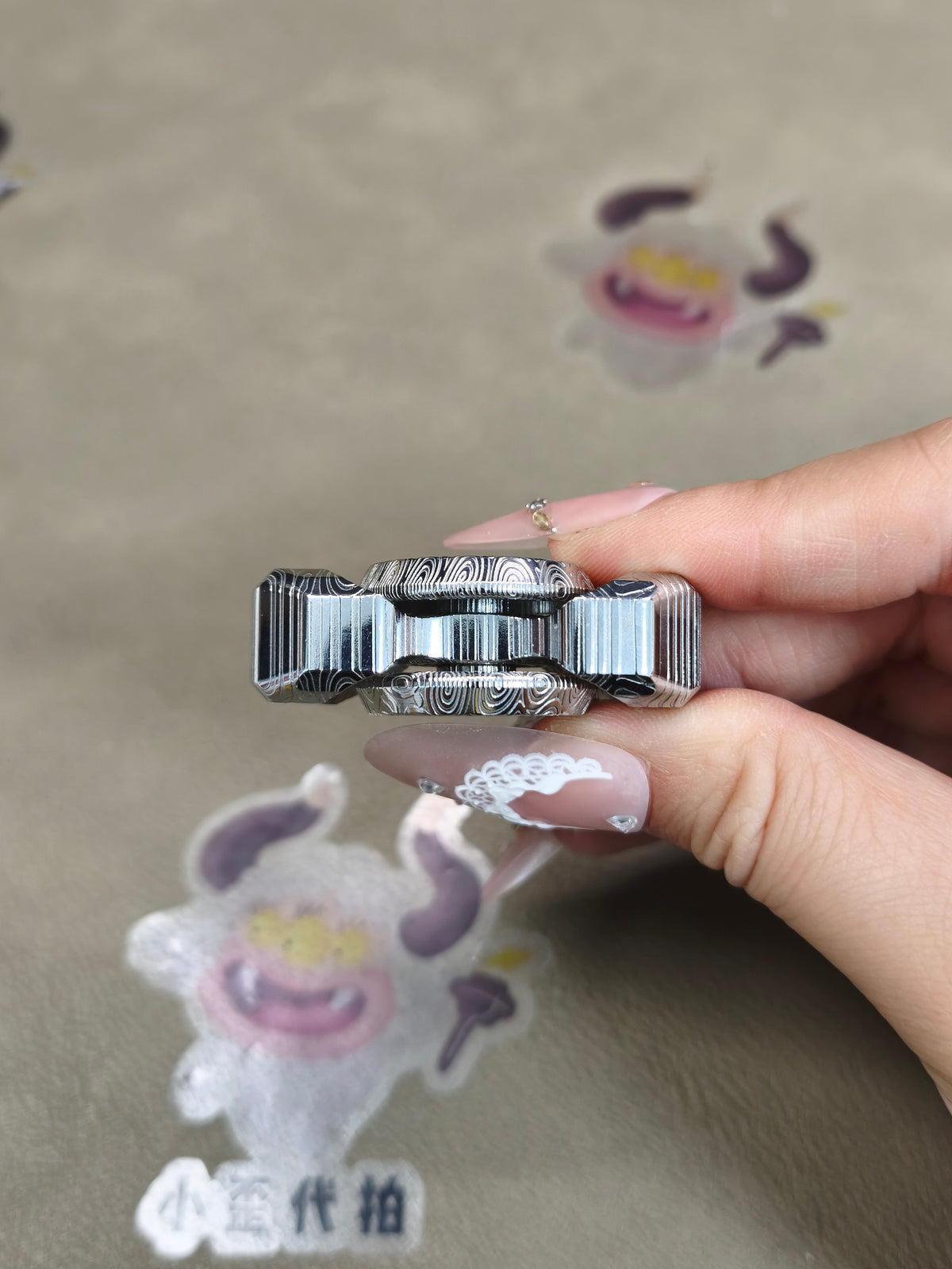 Whisper Duo Damasteel