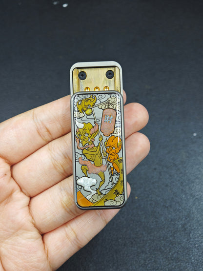 Zhong Kui Paperweight Titanium Resin-Sealed