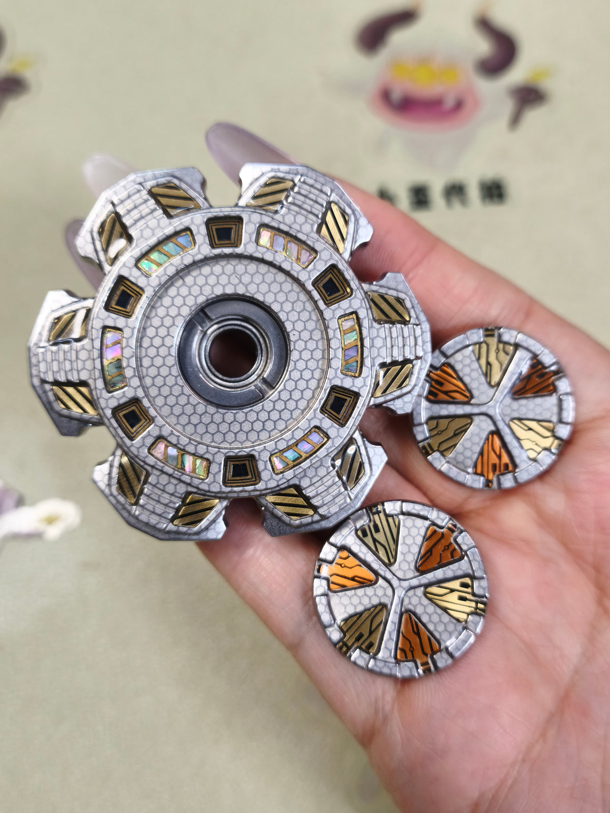 Detonator Bearing Cap Stainless Steel Engraved