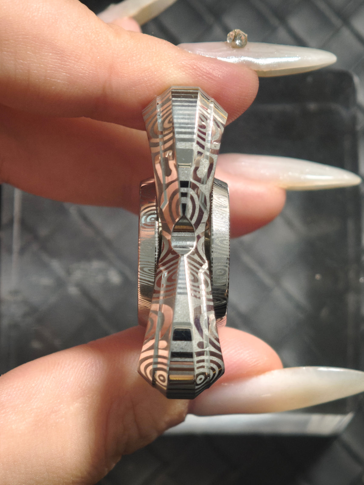 Cat's Eye Damasteel