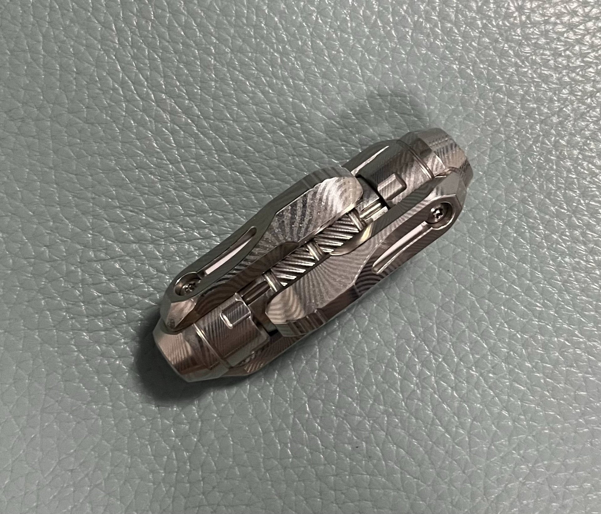 Lazer Crystalized Damasteel
