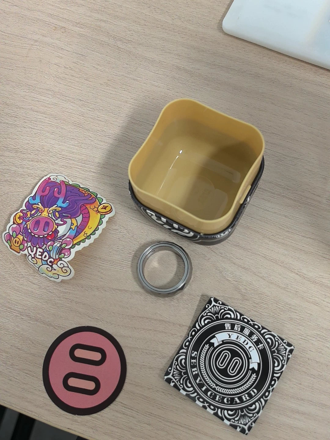 Pig Ring Titanium Size #25