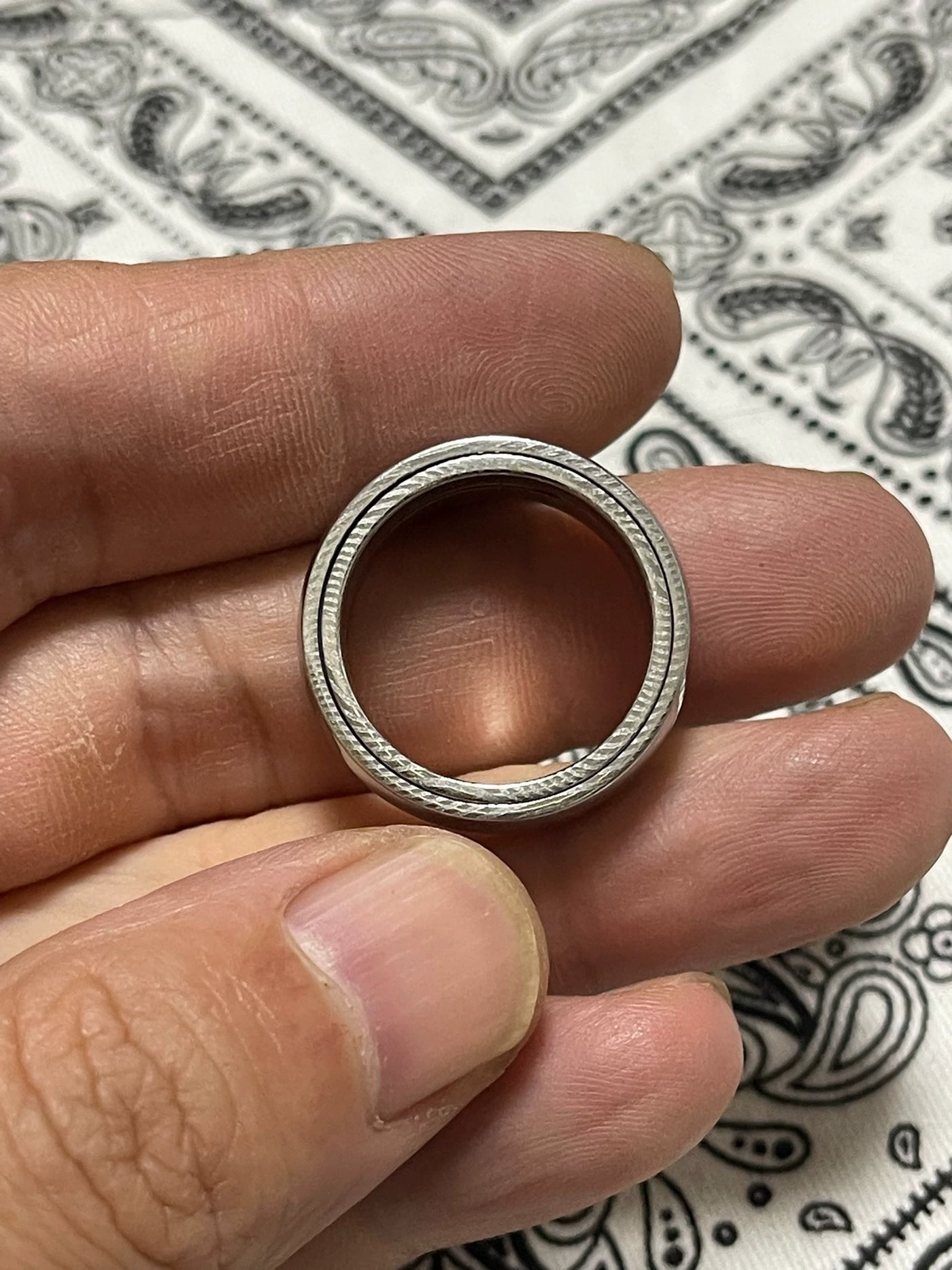 Pig Ring Damasteel