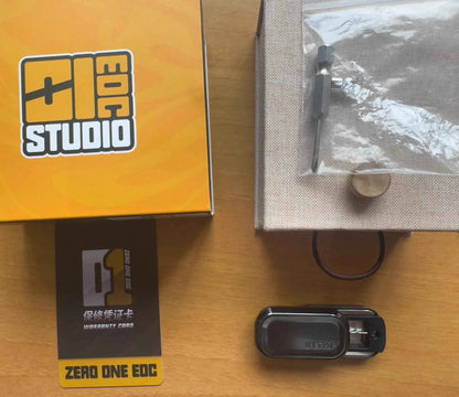 01EDC Slider No.12 Shell Zirconium + Buckyball Core