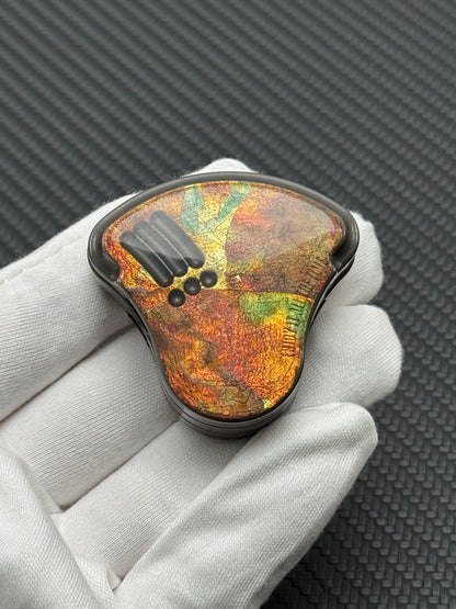 Balled Shell Stainless Steel Stonewashed Resin-Sealed