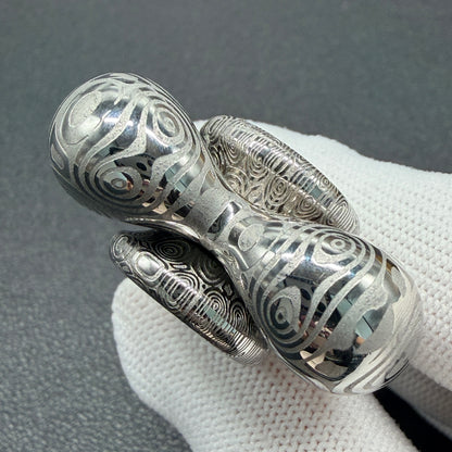 Cell Mini Damasteel Etched